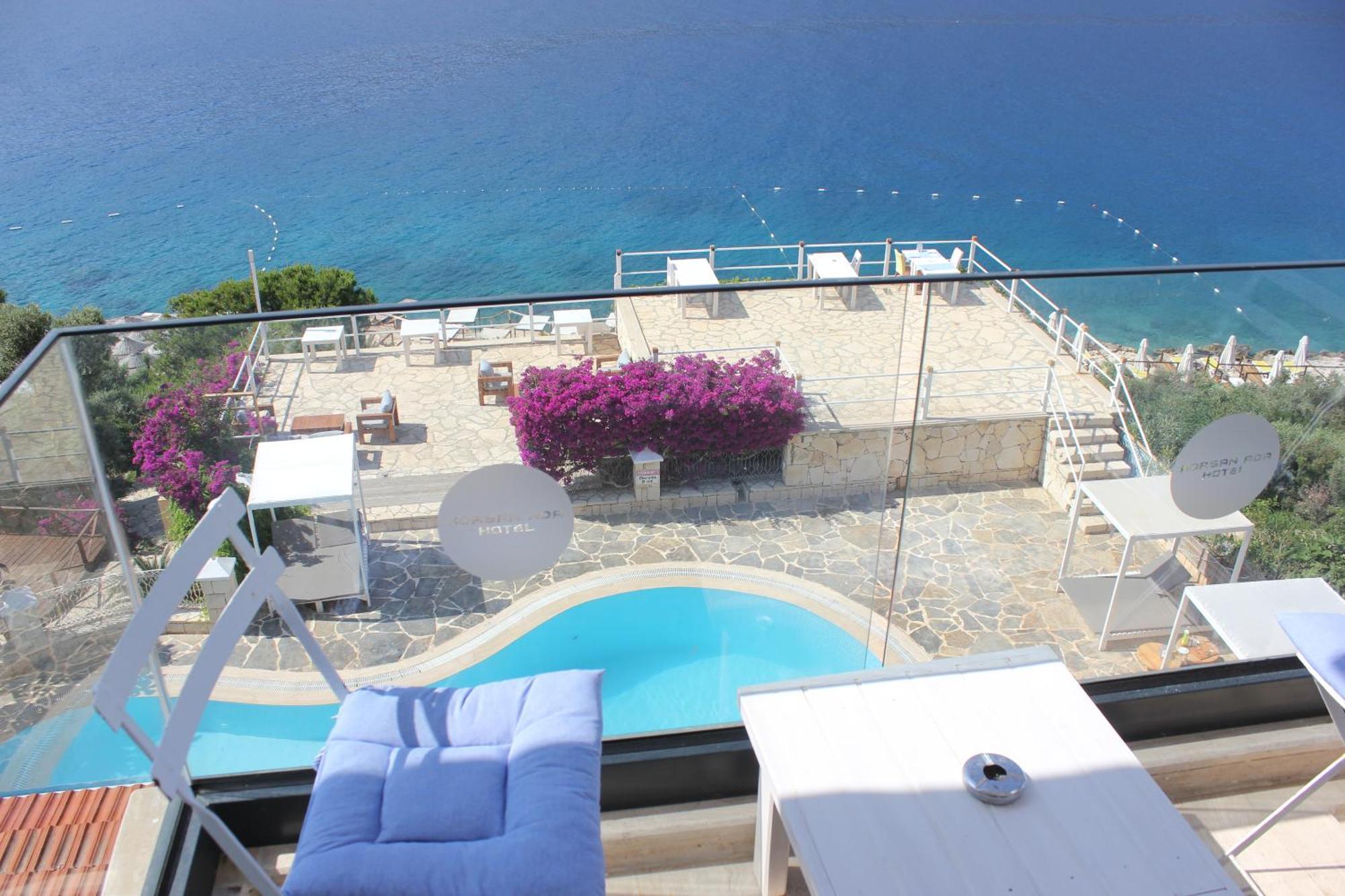 Korsanada Hotel Kaş Esterno foto